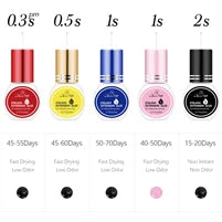 ANNAFRIS 8-25mm Mixed Length Individual Mink Eyelash Extension Supplies Natural Matte Black Soft Russian Volume Lashes Maquiagem