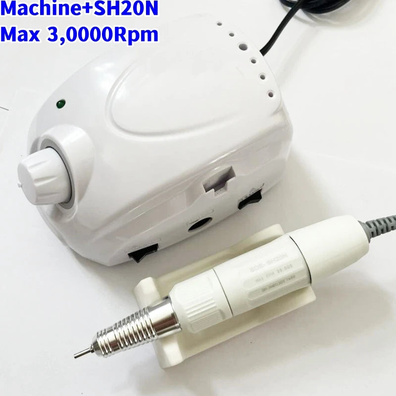 Champion-3 65W Electric Nail Drill Polish Control Box 35K 45K High Quality Handle Nail Drill Nail File Equipment Set