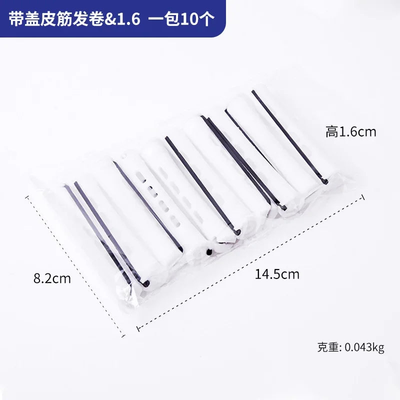 10pcs Heatless Hair Curler No Heat Hair Rollers Soft Curling Rod Pull Core Lazy Curls Flexi Rods Wave Formers Hair Styling Tools