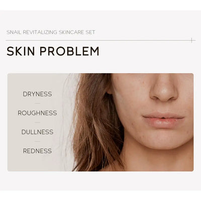 1set Snail Serum Essence Anti-aging Women Firming Tightening Repairing Cream Moisturizing Eye Cream Face Serum Skin Care Set