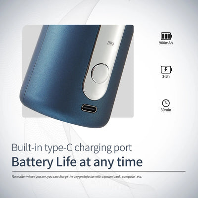 Red/Blue Photon Skin Hydrator Make Up Skin Moisturizing Nano Mist Sprayer Face Steamer Spray Airbrush Water Oxygen Injection