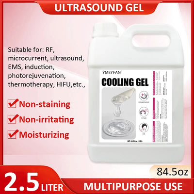 2.5L Gel Conductor Radiofrecuencia y Cavitacion Clear Contact Gel for Ultrasound Beauty Face and Body Skin Care