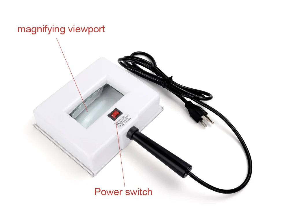 UV Analyzer Wood Lamp Facial Skin Testing Examination Magnifying Appraisal Greyness Tinea Machine Beauty SPA Salon Equipment