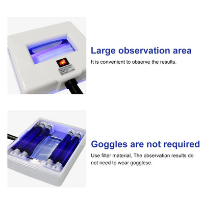 UV Analyzer Wood Lamp Facial Skin Testing Examination Magnifying Appraisal Greyness Tinea Machine Beauty SPA Salon Equipment
