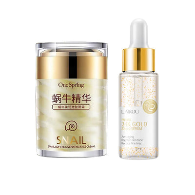 Snail Collagen Face Cream Facial Serum Firming Nourishing Moisture Repair Face Damaged Lift Firm Smooth Skin Korean Skin Care