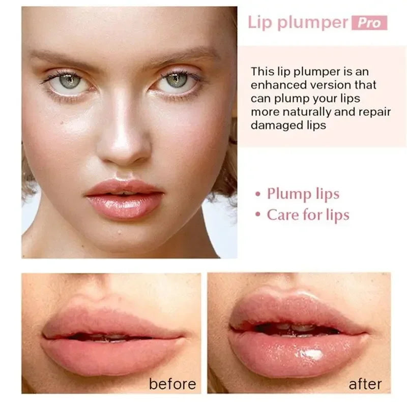 Lip Booster Plumping Serum Oil Hyaluronic Acid Moisturising Sexy Plump Enhancer Stimulant Free Remove Lip Lines Sexy Plump Lip