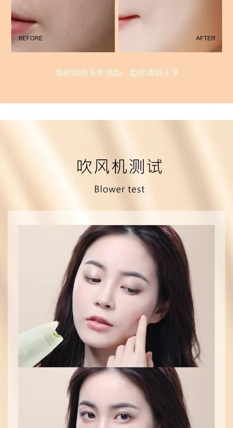 Hojo Angel Matte Translucent Setting Powder Face Powder Oil-Control Waterproof Brighten Long Lasting Base Makeup Cosmetics