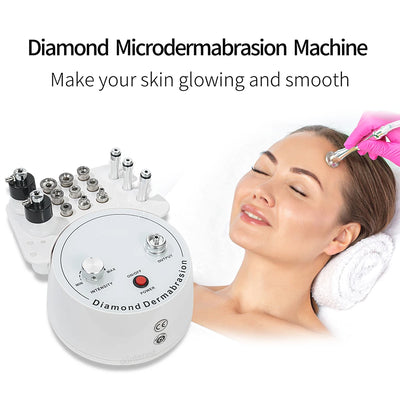 Diamond Microdermabrasion Machine Facial 3 in 1 Professional Exfoliation Blackhead Removal Acne Clearn Anti Aging Skincare Tool