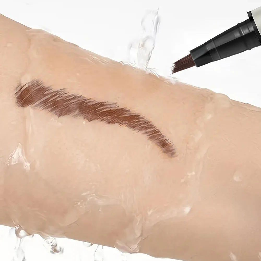 Waterproof Eyebrow Pencil - Quick Shape, Ultra-Fine Natural Look, Waterproof & Sweatproof, Lasting Makeup,  Eyebrow Setting