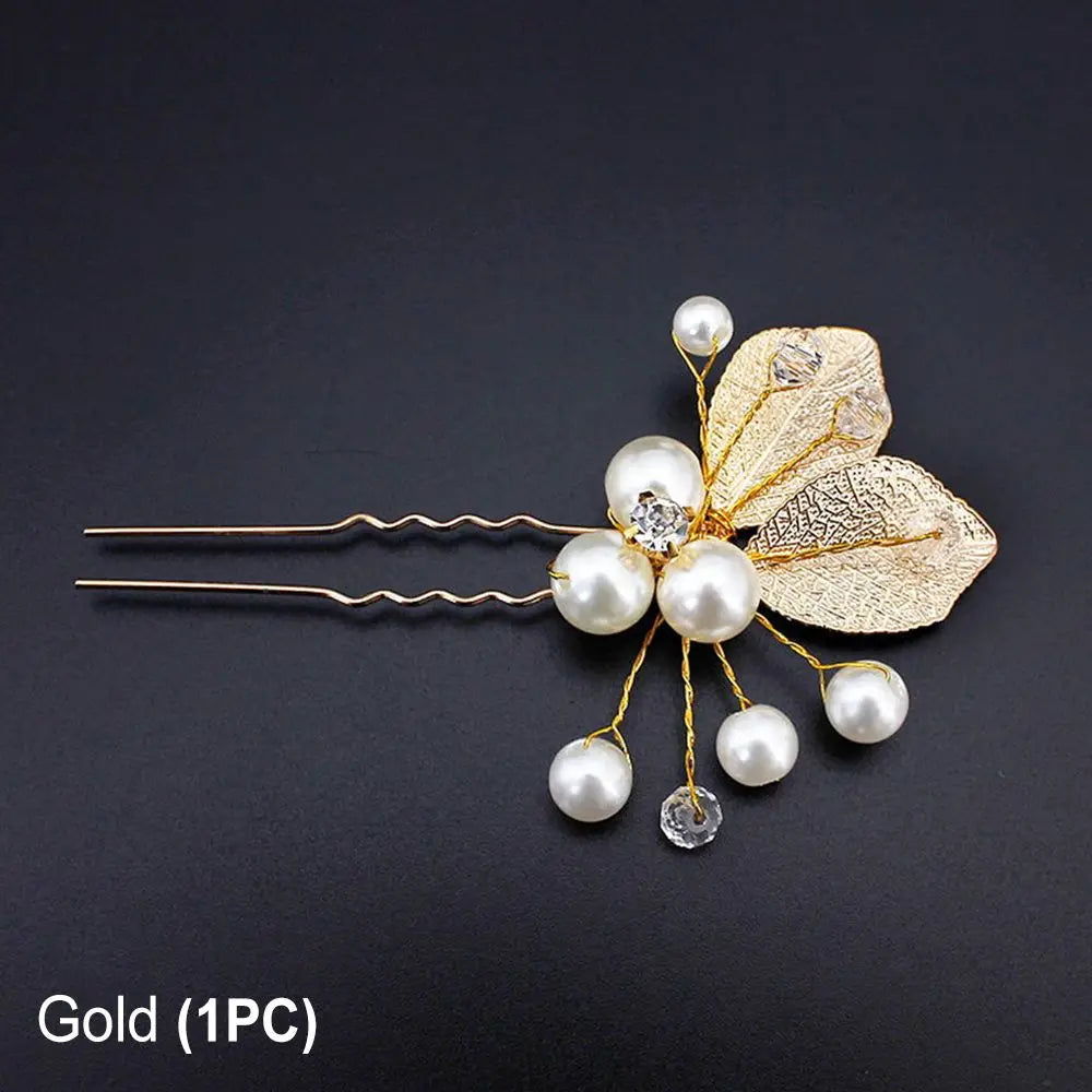 Women Hair Comb Rhinestone Crystal Hair Clips Hairpins Lady Bride Wedding Party Headdress Headwear Elegant Hair Accessories