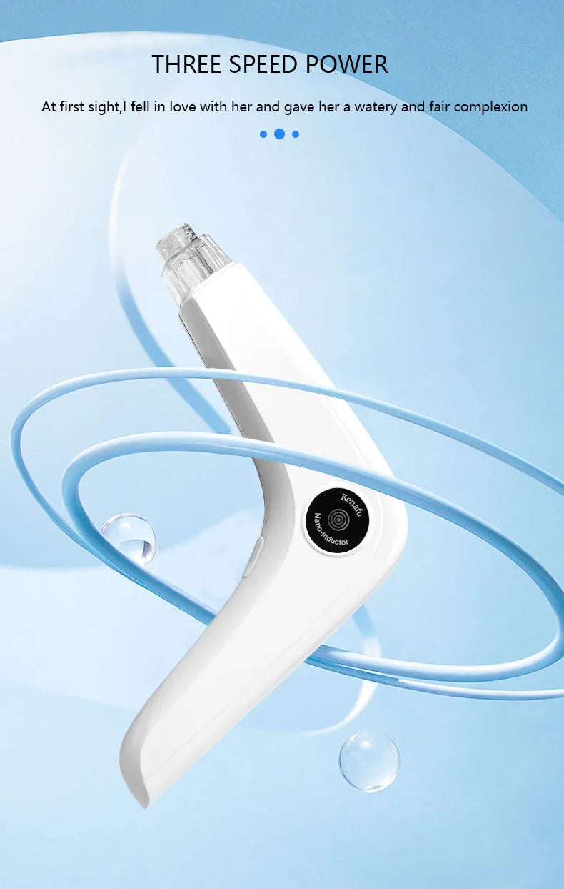 Nano Microneedling Pen Facial Skin Care Product Absorbs Device LED Light Photon Vibration Face Massager Mesogun Serum Applicator