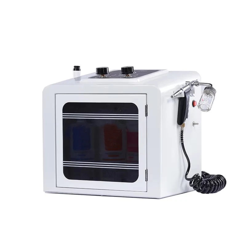 2 In 1 Oxygen Spray Water Facial Machine Dermabrasion Hydro Machine For Deep Cleansing Face