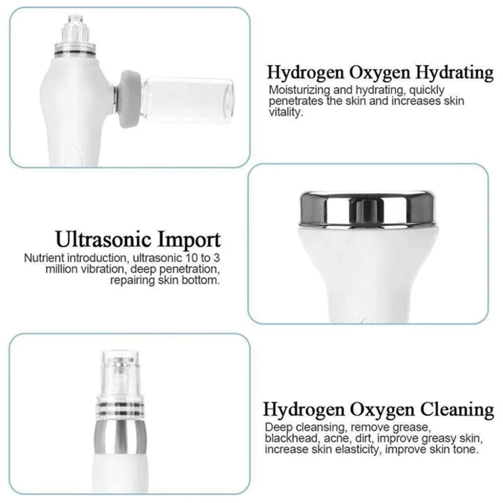 AOKO  hydrogen  6in1  Water Oxygen Jet Hydro Diamond Dermabrasion Machine Facial Microdermabrasion Device for Face Clean