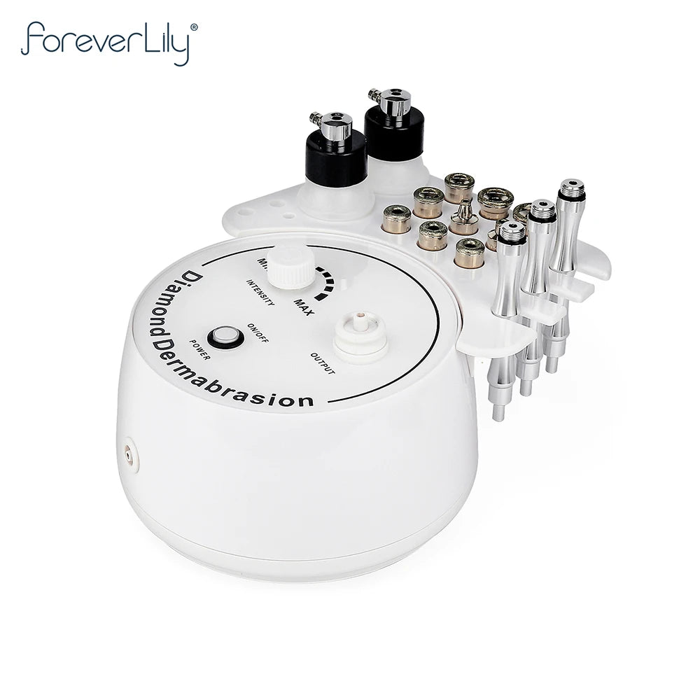 Foreverlily Diamond Microdermabrasion Dermabrasion Machine Water Spray Exfoliation Beauty Machine Wrinkle Face Peeling Machine