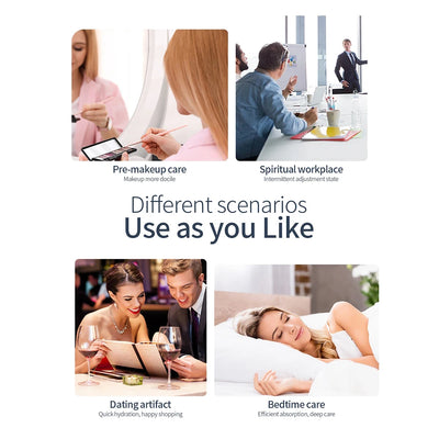 Red/Blue Photon Skin Hydrator Make Up Skin Moisturizing Nano Mist Sprayer Face Steamer Spray Airbrush Water Oxygen Injection