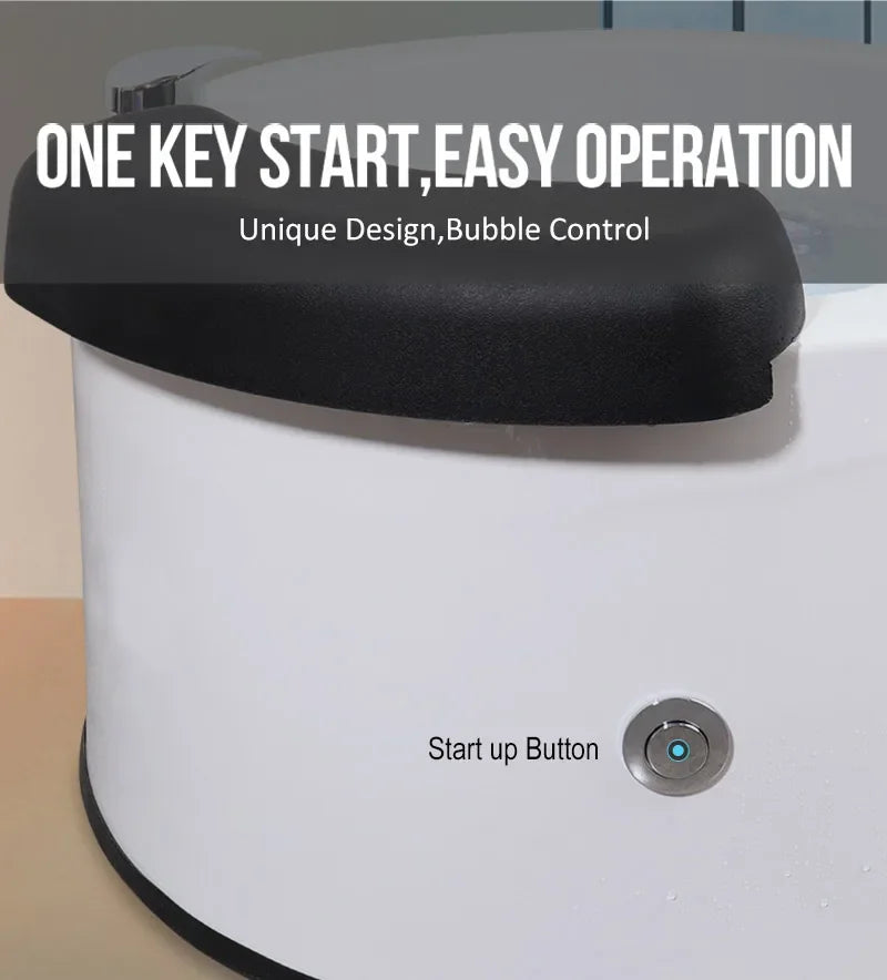 Spa Pedicure Basin For Beauty Salon Surfing Massage Beauty Parlor Spa Foot bath Tub Electric Footbath Pedicure Bowl Foot Spa