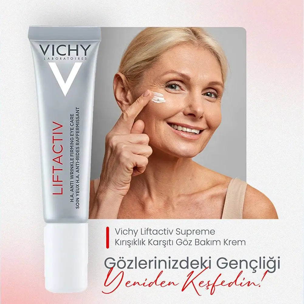 Vichy Active Face Shaping Eyes Cream Rejuvenate Firming Skin Herbal Anti-wrinkle Anti Dark Circle Fade Fine Line Eye Care