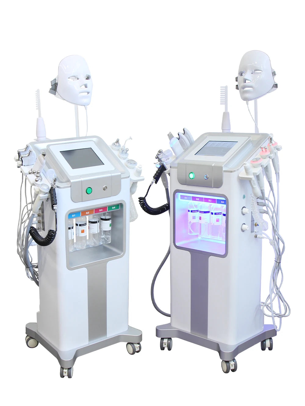 AOKO New 12 IN1 Hydro Dermabrasion Aqua Peeling Ultrasound Facial Care Oxygen Injection Skin Rejuvenation Whiting Beauty Machine