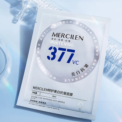 Oil Control Whitening Anti Wrinkle Facial Mask 377 Vitamin C Brighten Skin Tone Moisturizing Face Mask Korean skincare products
