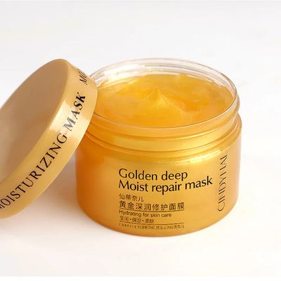 24K Gold Sleeping Mask Moisturizing Shrinkage Pore Skin Care Hyaluronic acid Gel Anti-Aging Oil-control Whitening Night Mask