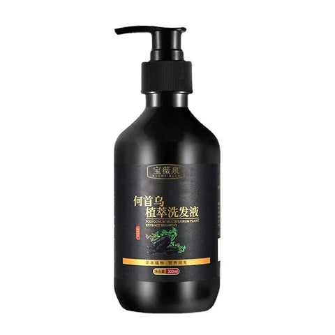 Herbal Polygonum Multiflorum Shampoo Oil Control, Dandruff Control, Itchy Relief Shampoo for Women Hair Essential Oil Hair Care