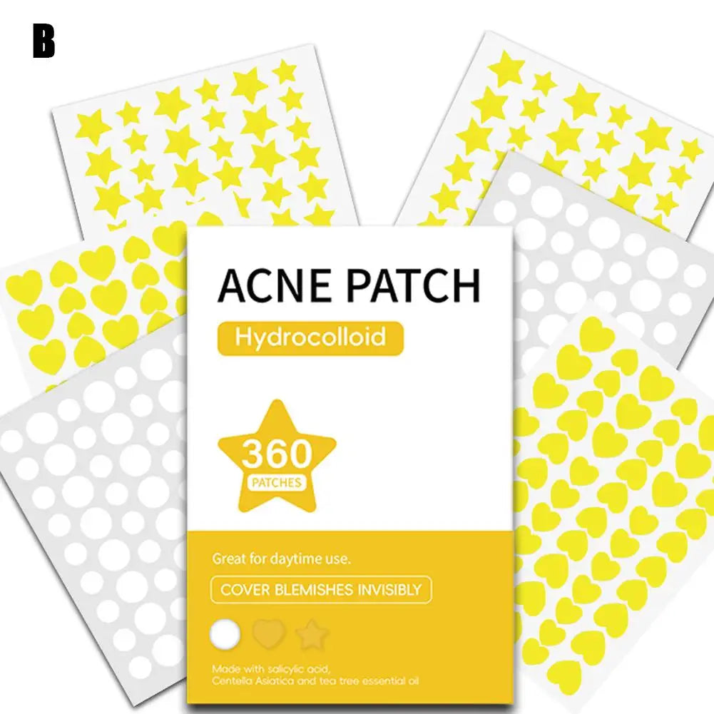 Color Acne Patch Set Mild Non-irritants Fade Acne Pimples Closed Mouth Improve Acne Muscle Acne Patch Skin Care