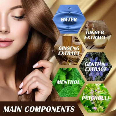 Hair Growth Serum Spray Ginger Anti Hair Loss Treatment Products Repair Nourish hair Roots Fast Regrowth Men Women