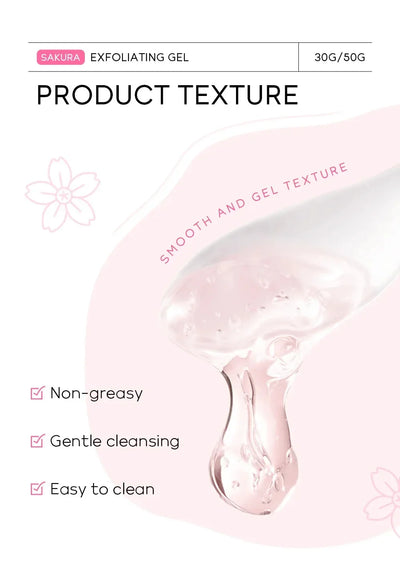 LAIKOU Sakura Exfoliating Peeling Gel Facial Scrub Moisturizing Nourishing Repair Scrubs Face Cream Beauty Skin Care