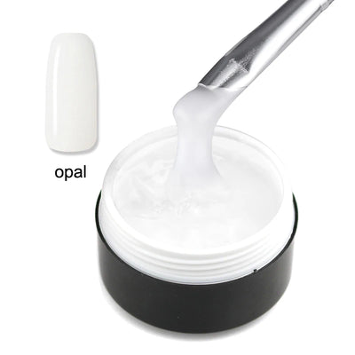 CHUNSHU Solid Jelly Extension Nail Gel Polish 15g Poly Builder Construction Gel For Nails Extend Semi Permanent UV White Varnish