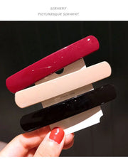Morandi Color Spring Hair Clip Women Girls Temperament Ponytail Hairpin Korean Colorful Matte Barrettes Hair Styling Accessories