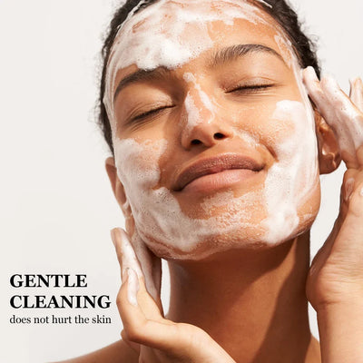 JoyPretty Vitamin C Facial Cleanser Oil Control Exfoliates Deep Cleaning Moisturizing Face Skin Care Cosmetics