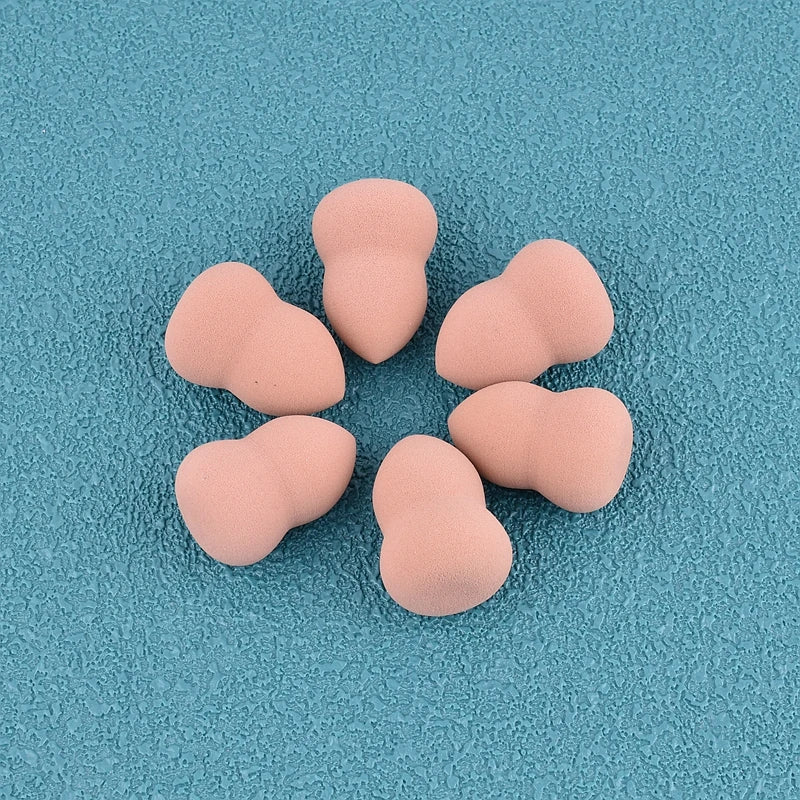 6/30/100Pcs Mini Makeup Sponge Soft Cute Face Beauty Egg Cosmetic Powder Puff for Foundation Cream Concealer Makeup Blender Tool