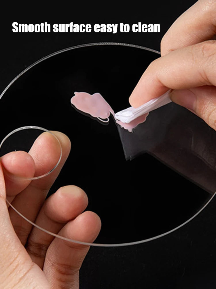 Liquid Foundation Palette Transparent Acrylic Palette Mixing Stick Makeup Painting Nail Polish Mixing Tool Palette Coloring Tool