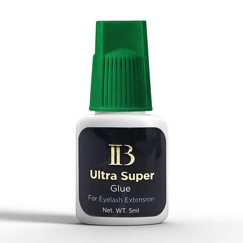 Korea Original IB Ultra Super Glue for Eyelash Extensions 5ml IB Green Cap Glue with Seal Bag False Lash Adhesive Private Label