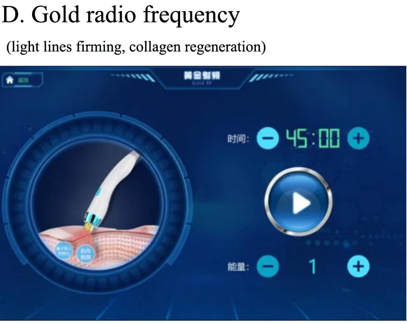 Smart Ice Blue Plus 7 in 1 Oxygen Hydro dermabrasion Bubble Machine Professional Face Hydra Machine rf Lifting ultrason machine