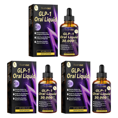30ml GLP-1 Oral Liquid GLP 1 Peptide Complex Serum Weight Loss Supplements Natural Advanced Body Care Liquids Drops For Women