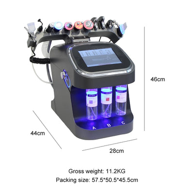 AOKO Updated 10 in 1 Bubbles Skincare Facial spa Hydrogen Purification Face Cleaning Professional Beauty Machines