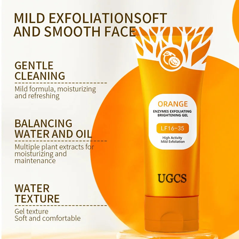 Facial exfoliating gel, moisturizing, brightening, nourishing, face cream, skin beauty care gel