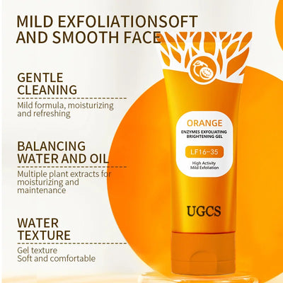 Facial exfoliating gel, moisturizing, brightening, nourishing, face cream, skin beauty care gel