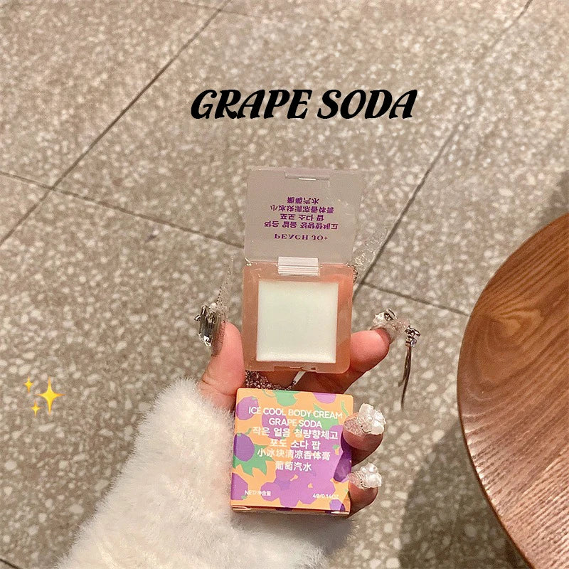 Small Ice Cube Solid Perfume Refreshing and Fragrant Lasting Deodorants Eliminate The Odor Lasting Balm Fruit Tea Fragrant Paste