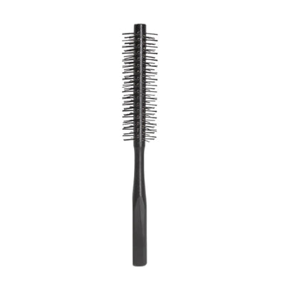 Nylon Round Hair Brush Anti-Static Comb Hairdressing Blow Drying Blow Bangs Pear Head Straight Hair Hairdressing Wooden Comb
