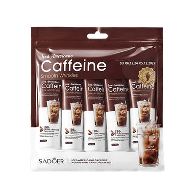 SADOER Caffeine Hand Cream Moisturizing Anti Wrinkles Nourishing Whitening Hydrating Hands Creams Skin Care Products