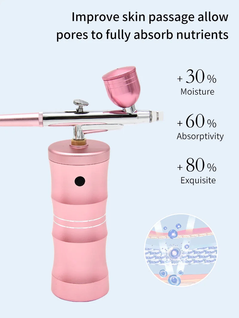 Professional Disinfectant Fogger Machine Airbrush Nail With Compressor For Nails Cake Tattoo Makeup Paint Air Spray Gun Oxygen I