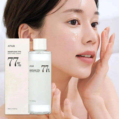 1/2Pcs Anua Heartleaf 77 Soothing Toner pH 5.5 Trouble Care, Calming Skin, Refreshing, Hydrating, Purifying Face Skin Care