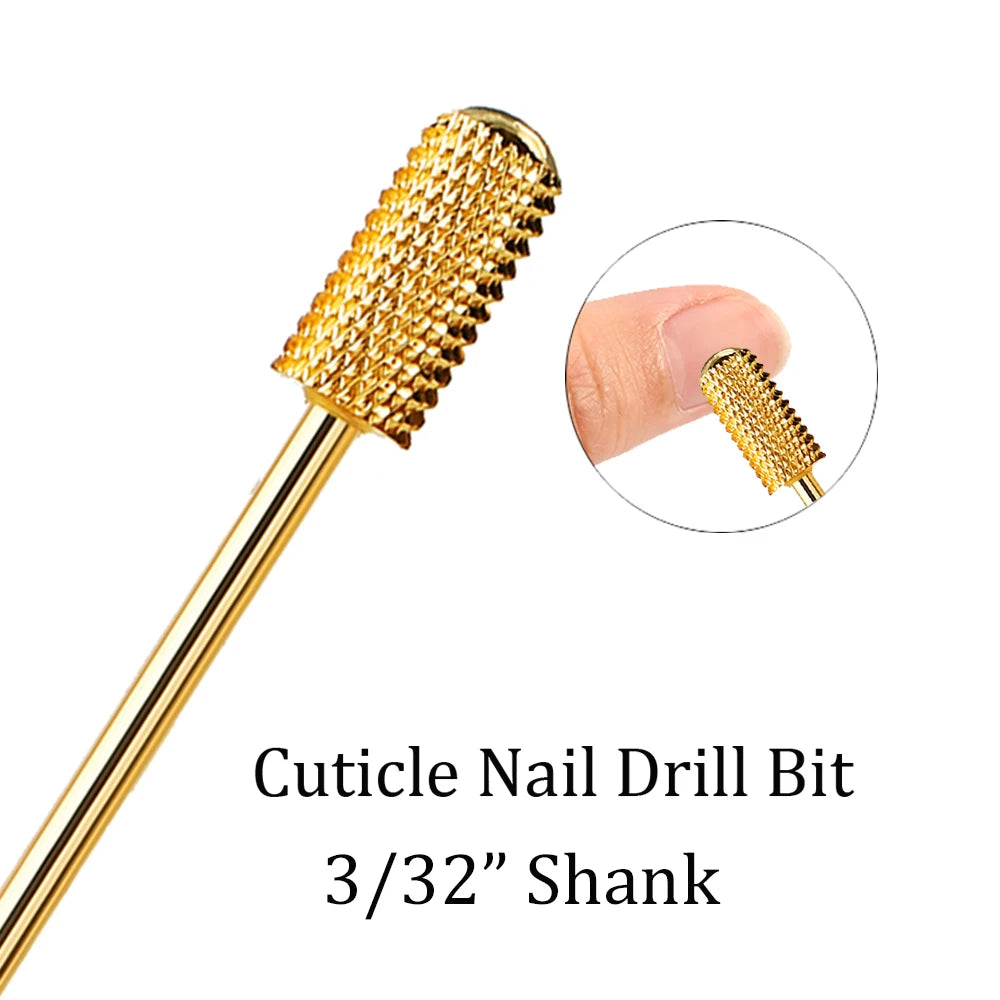 1pc Tungsten Carbide Nail Drill Bit Cutter For Manicure Machine Carbide Electric Nail Drill Milling Cutter For Nail Accessories