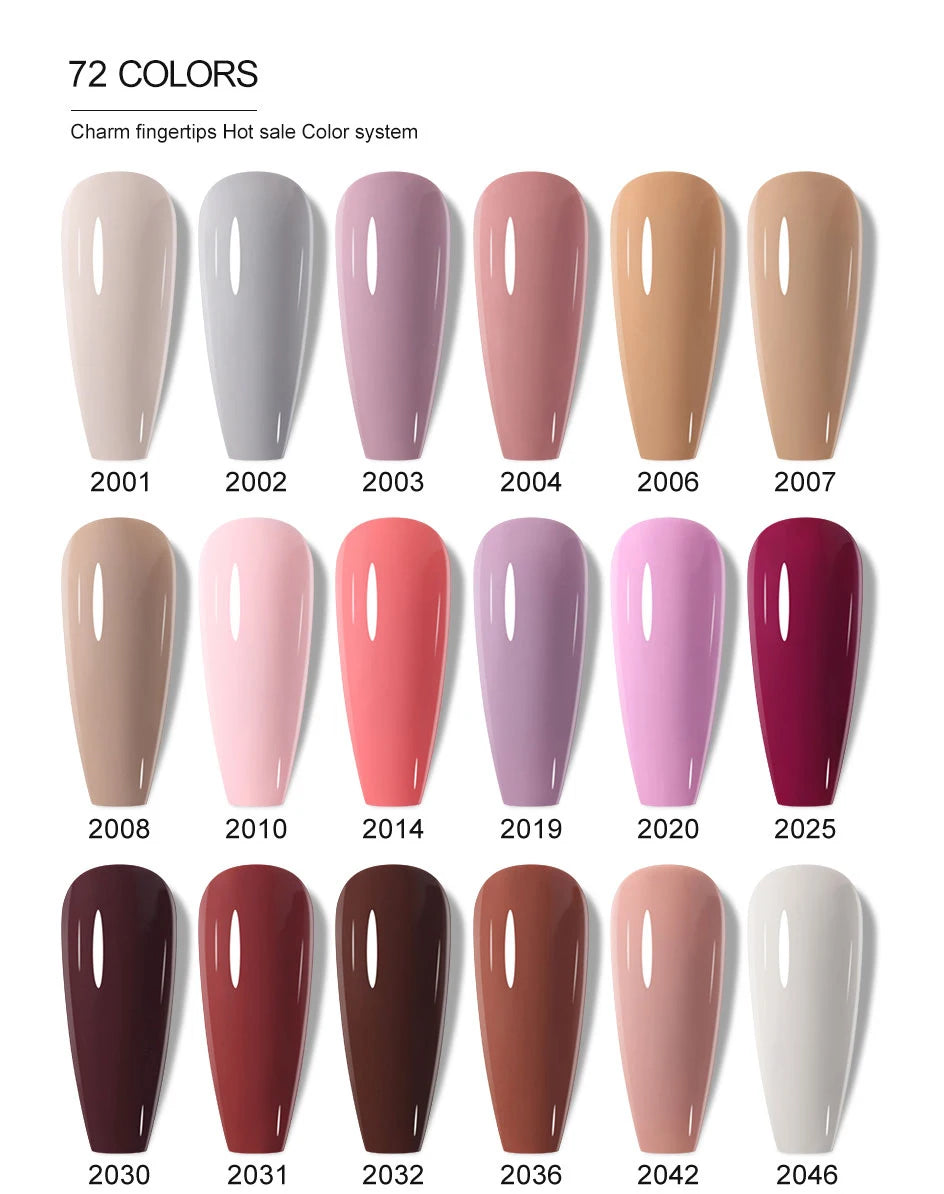 Clou Beaute Nail Gel Polish Kit 15ml Soak Off UVLED Nails Varnish Semi Permanent Nail Art Gels Lacquer Top Base Coat Gel Lacquer