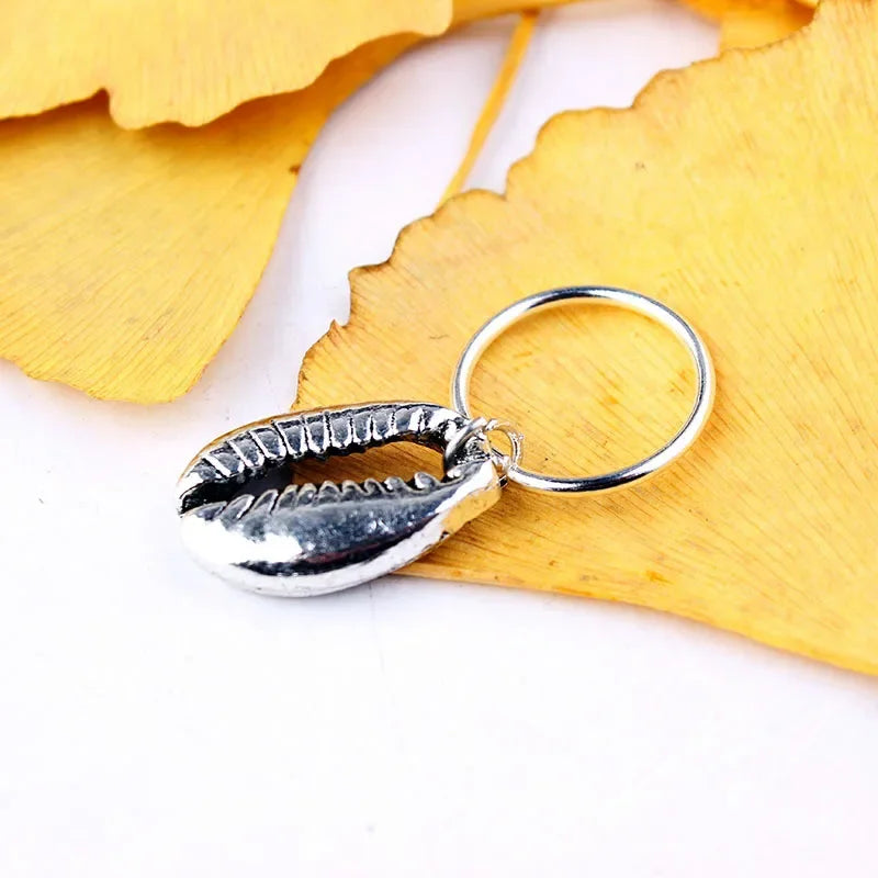 5pcs/bag Hair Braid Bead Butterfly Dreadlock Beads Ring Braiding Hair Sparkly Hair Styling Tool Bohemian Braid Hairs Accessories