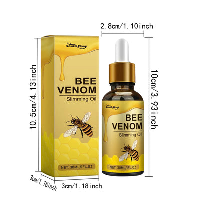 South Moon Bee Venom Body Firming Essential Oil Muscle Anti Cellulite Fat Burning Weight Loss Leg Shaping Belly Slim-ming Oils