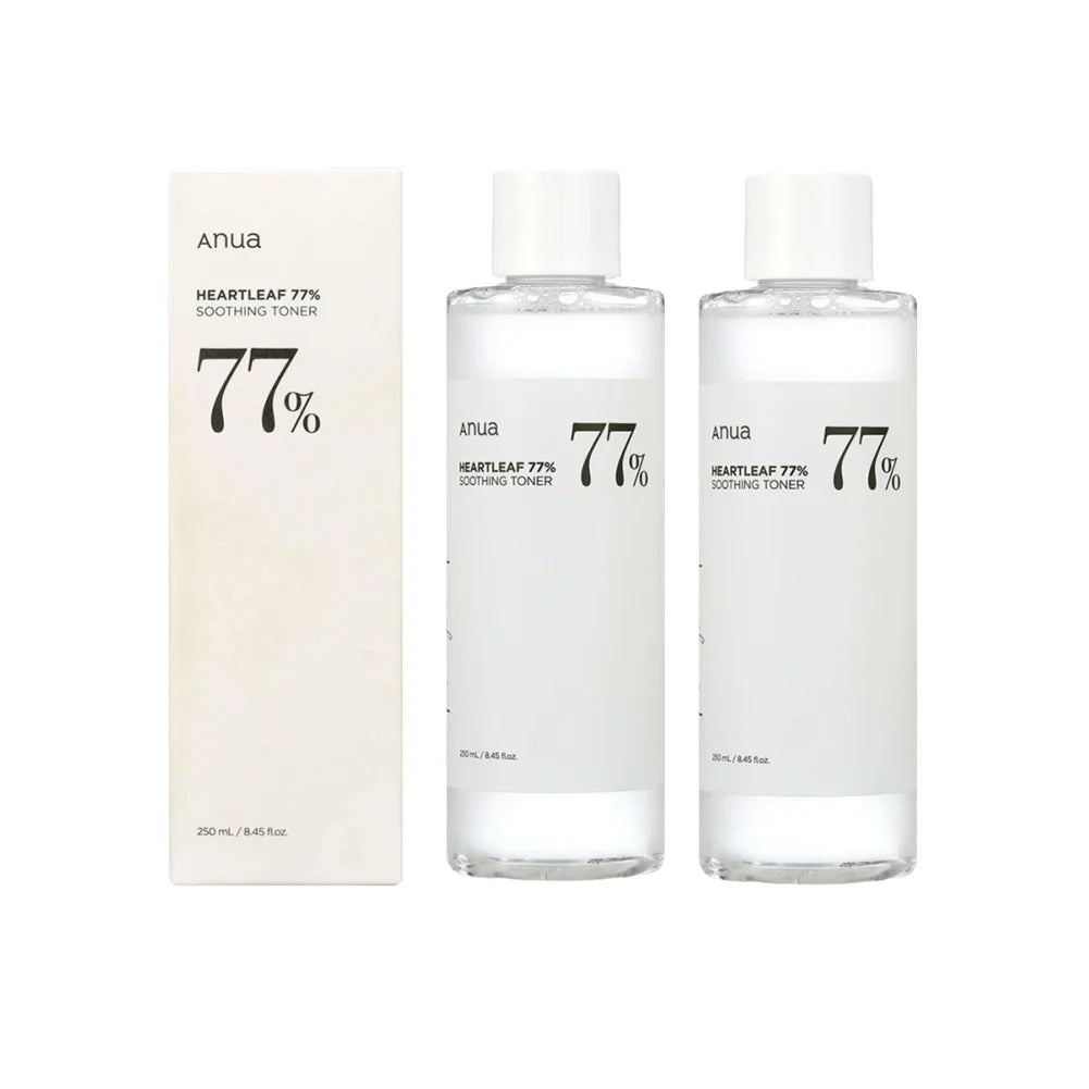 1/2Pcs Anua Heartleaf 77 Soothing Toner pH 5.5 Trouble Care, Calming Skin, Refreshing, Hydrating, Purifying Face Skin Care