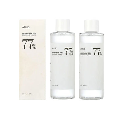 1/2Pcs Anua Heartleaf 77 Soothing Toner pH 5.5 Trouble Care, Calming Skin, Refreshing, Hydrating, Purifying Face Skin Care